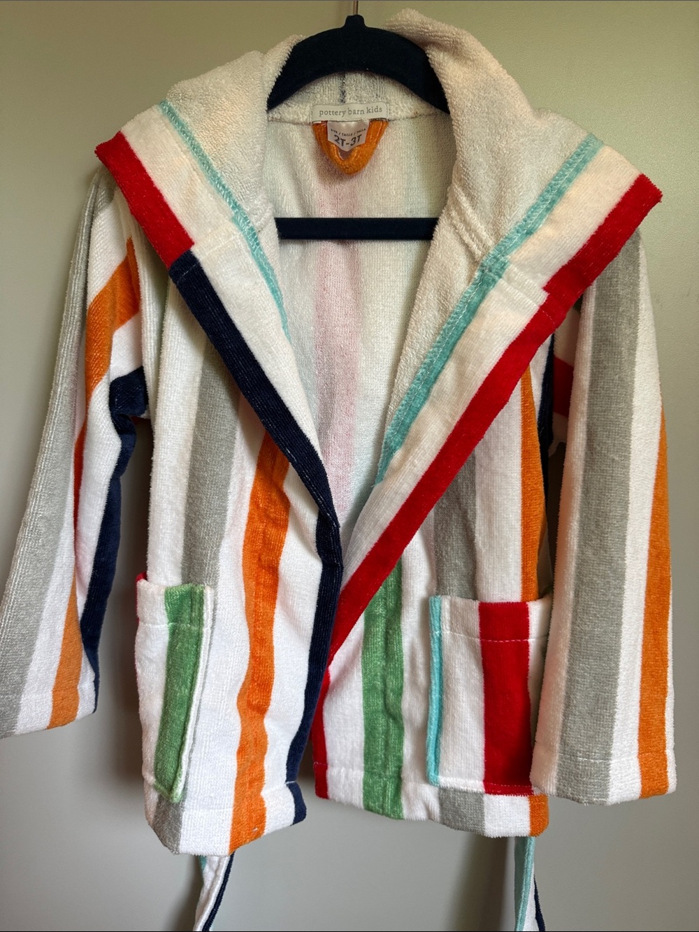 Terry cloth swim cover up robe